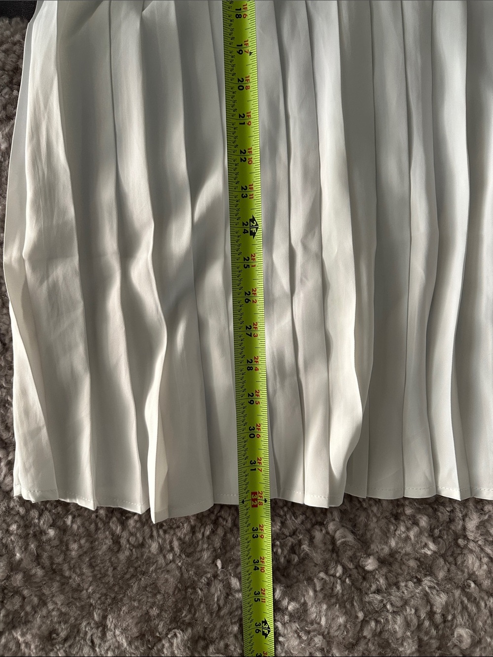 Commense Multimedia Black + White Pleated Midi Skirt - Picture 8 of 9